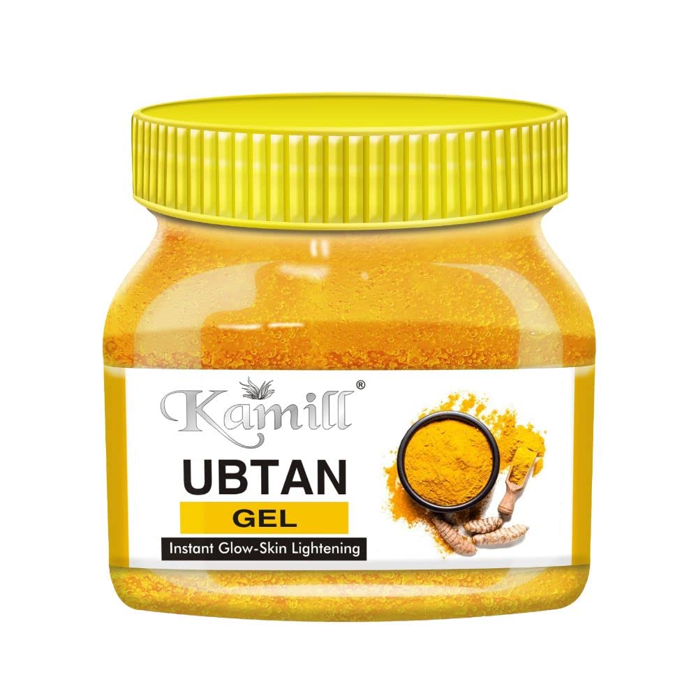 Kamill 99% Pure Ubtan Gel for Face & Body - 500g | Natural Skin Brightening Gel for Glowing Complexion | Paraben-Free & Vegan Skincare for Men & Women | Perfect for Daily Cleansing & Skin Detox