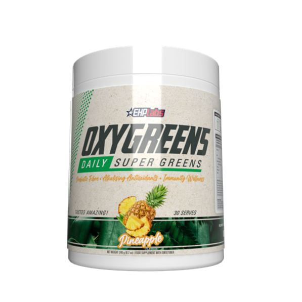 EHP Labs OxyGreens Superfood Powder - 30 Servings | Antioxidant & Detox Supplement for Energy & Immunity Boost | Perfect for Smoothies, Juices & Daily Wellness Routine