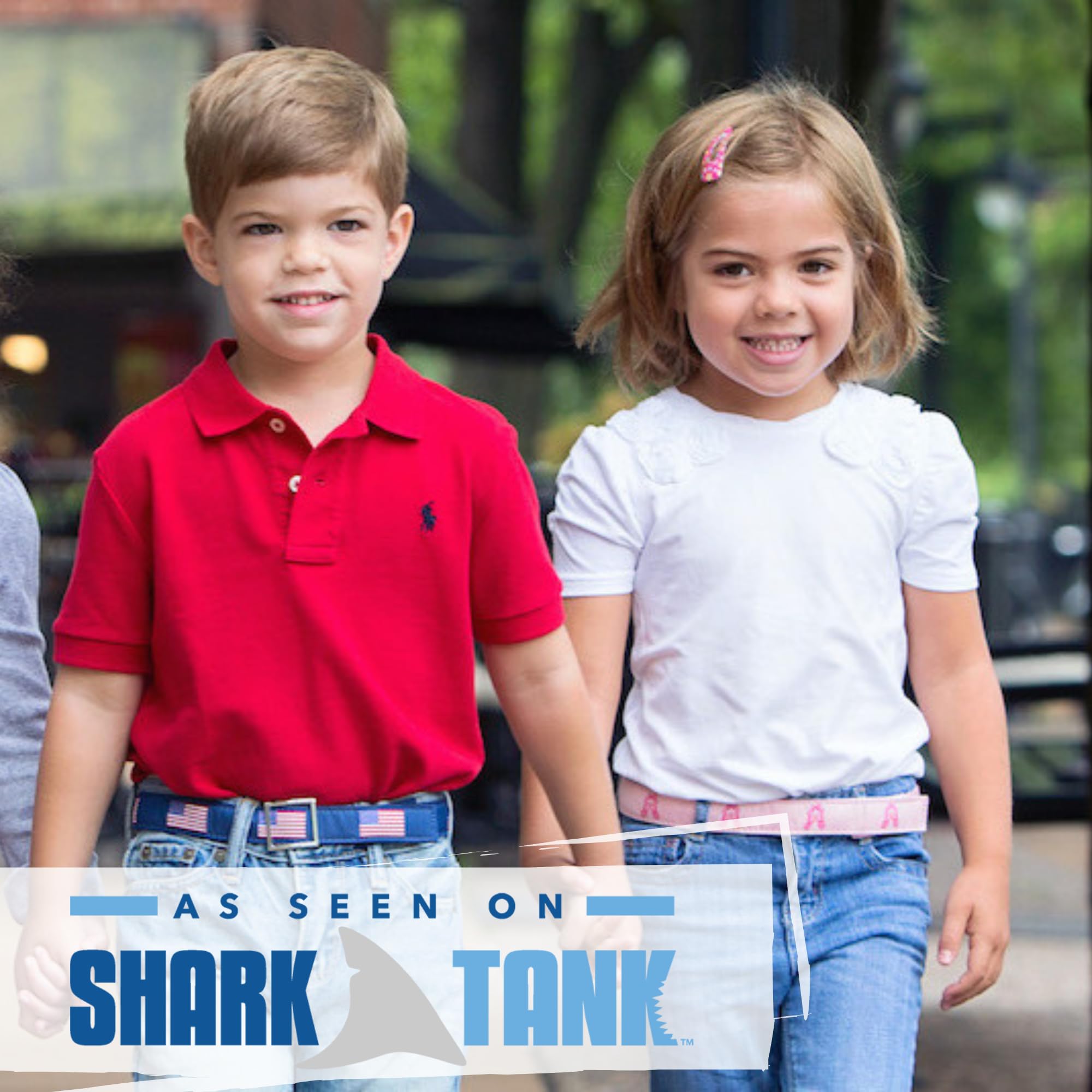Durable Canvas Print Easy-Adjust Velcro Belt for Toddlers & Kids - Perfect for Playtime, School & Everyday Wear