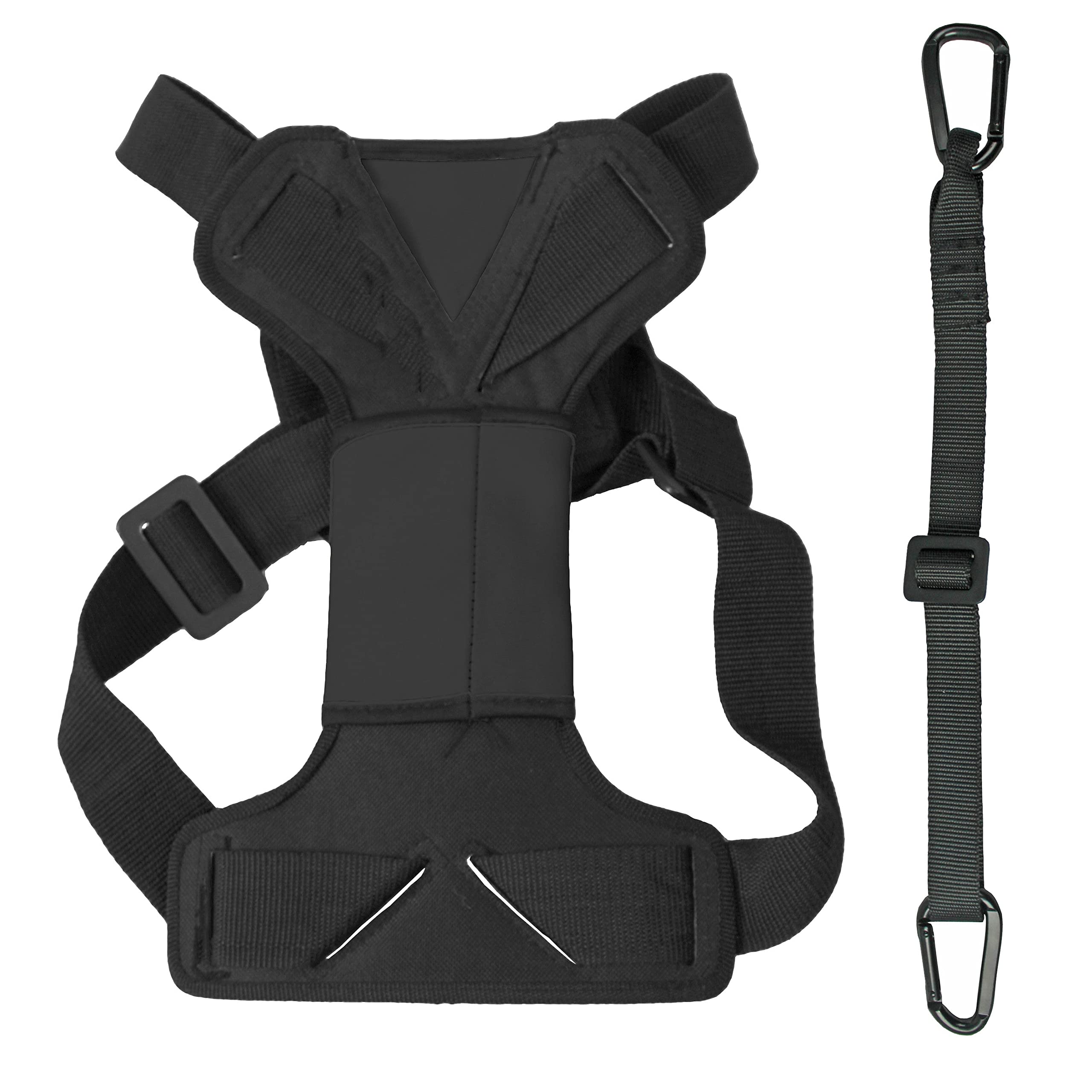 Pet Life ® Road-to-Safety Car Dog Harness with Swivel Hooks - Secure Pet Car Seat Harness & Safety Leash for Enhanced Protection During Travel