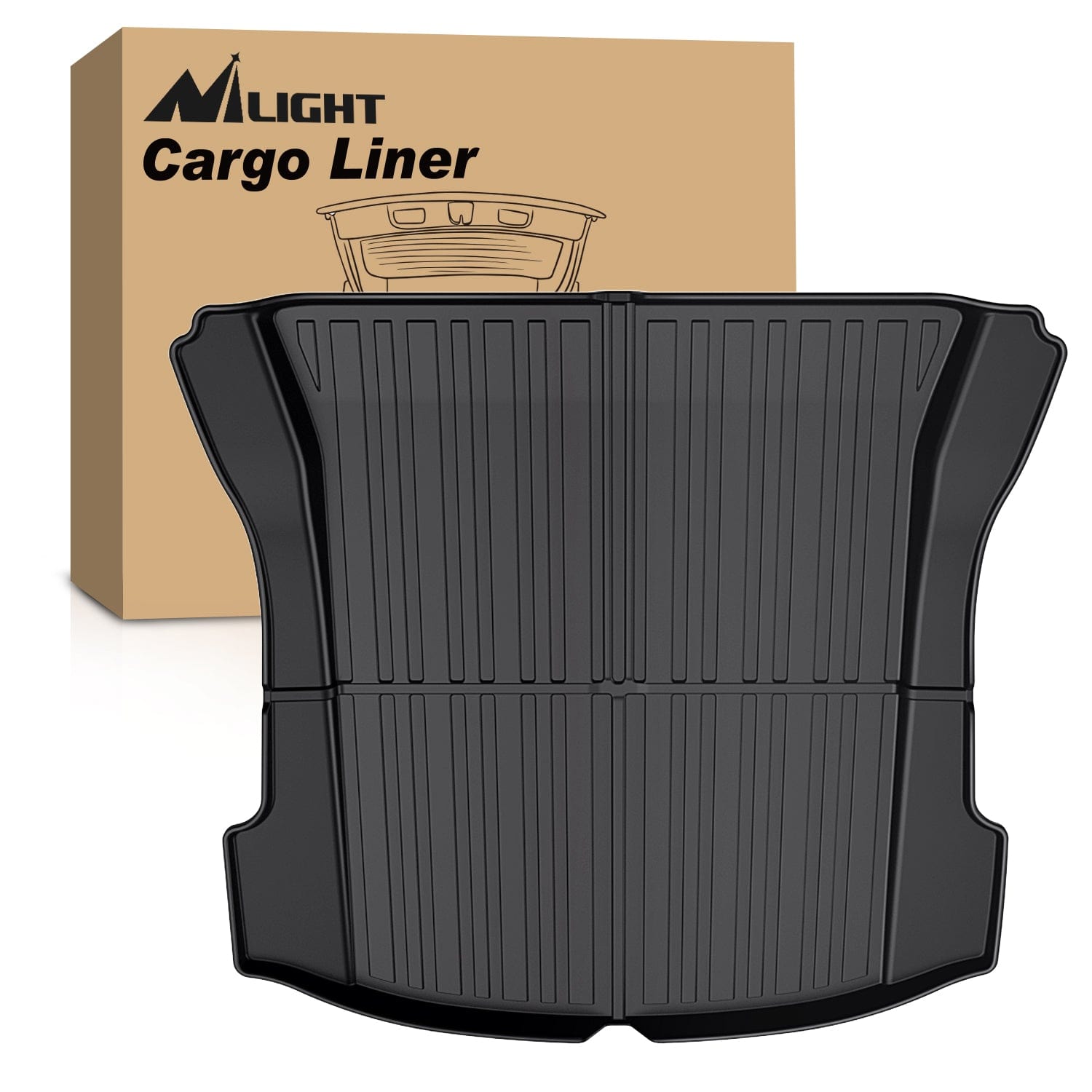 Premium All-Weather Floor Mats for Tesla Model 3 (2017-2023) - Heavy Duty Trunk Liner & Cargo Protection - Perfect for Road Trips, Daily Commute & Outdoor Adventures