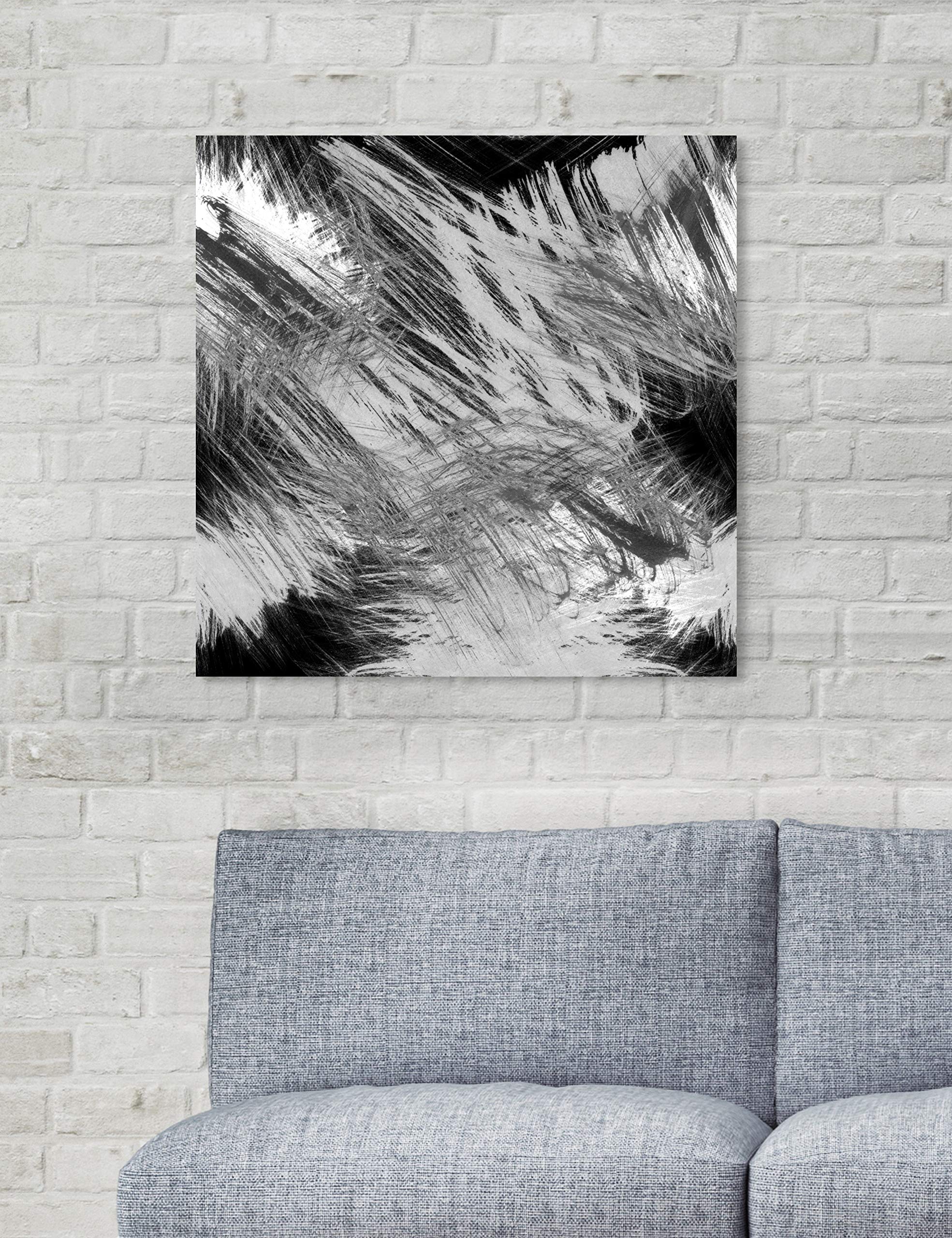 Licorice Abstract Wall Art Canvas Print by Oliver Gal Artist Co. - Modern Home Decor for Living Room, Bedroom & Office