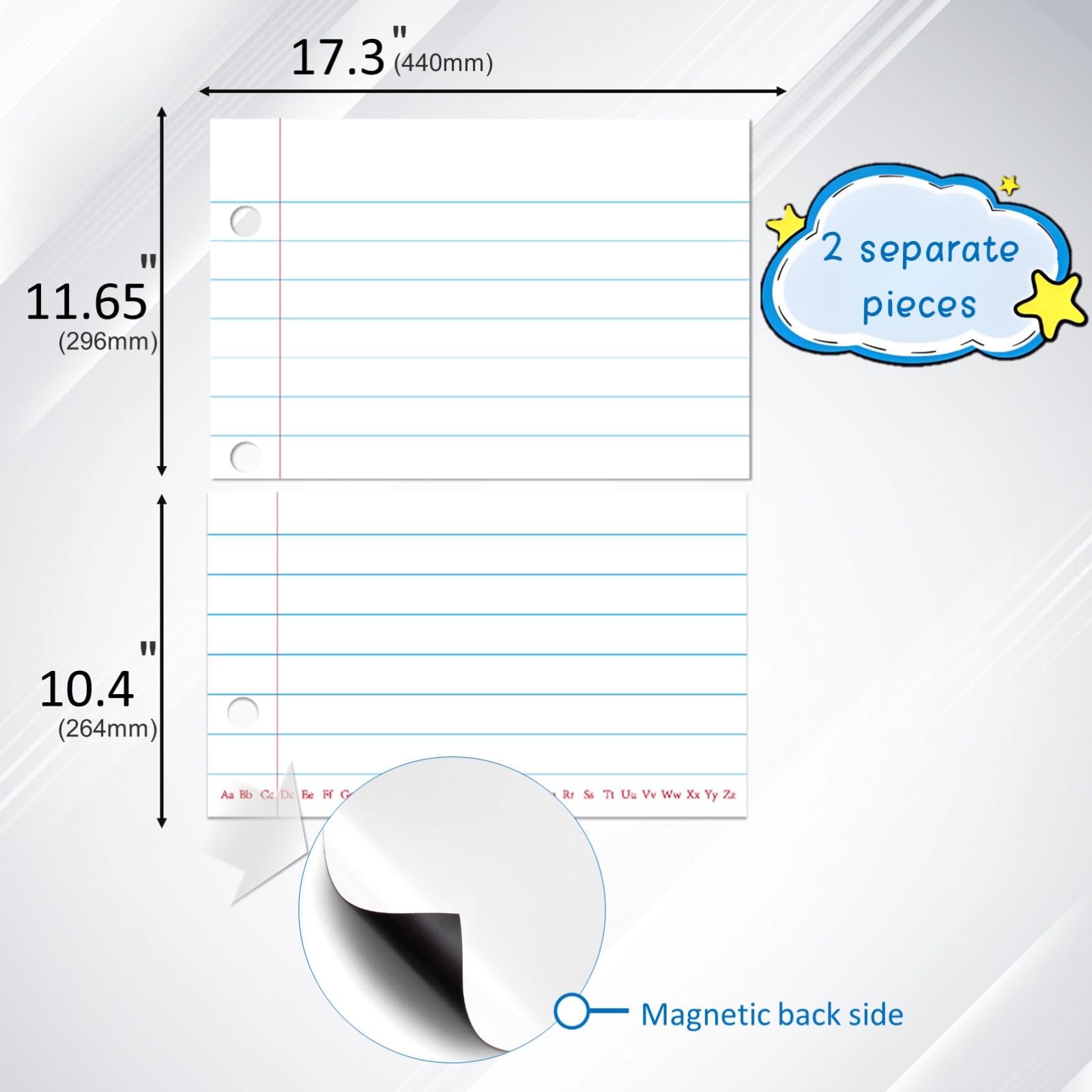 Simply Magic Magnetic Notebook Paper - 17.3