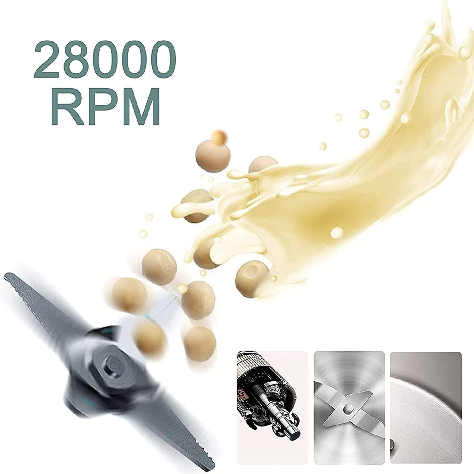 Mini Soybean Milk Maker - Multifunction Automatic Soy Milk Machine for Home, Quiet Heating Grain Rice Paste & Fruit Juice Cooking - Perfect for Breakfast, Healthy Snacks & Family Drinks