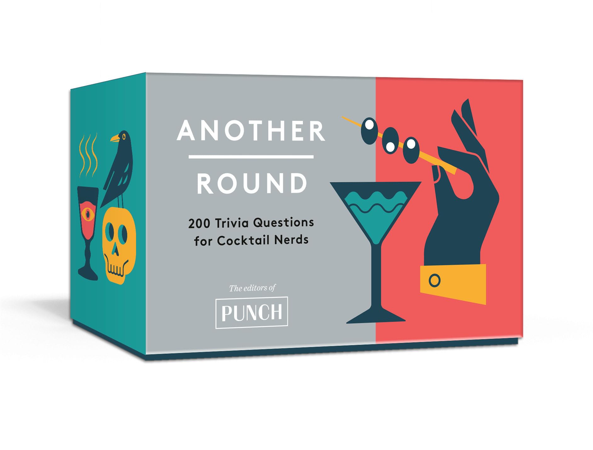 Clarkson Potter Another Round: 200 Cocktail Trivia Questions for Drink Enthusiasts - Fun Card Game for Parties, Bars & Game Nights