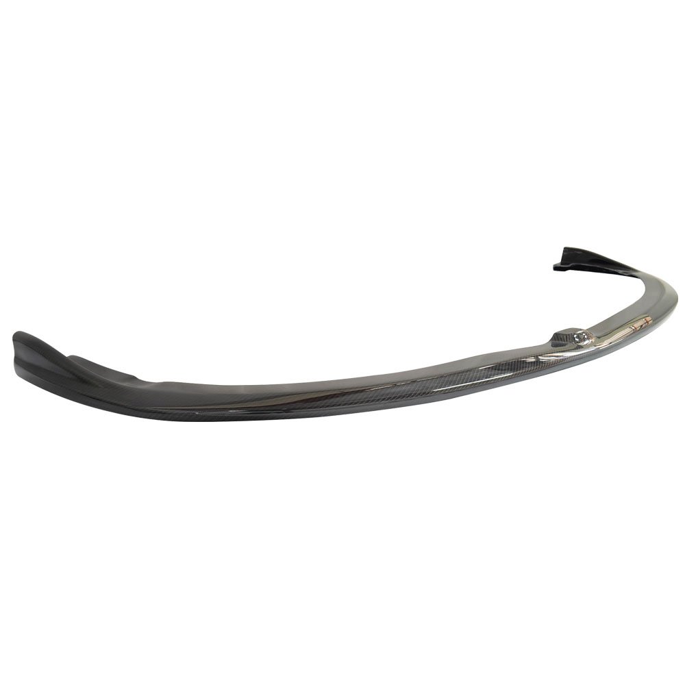 IKON MOTORSPORTS CS Style Black Carbon Fiber Front Bumper Lip Spoiler for 2008-2010 Subaru Impreza - Aggressive Styling Upgrade for Street & Track Performance