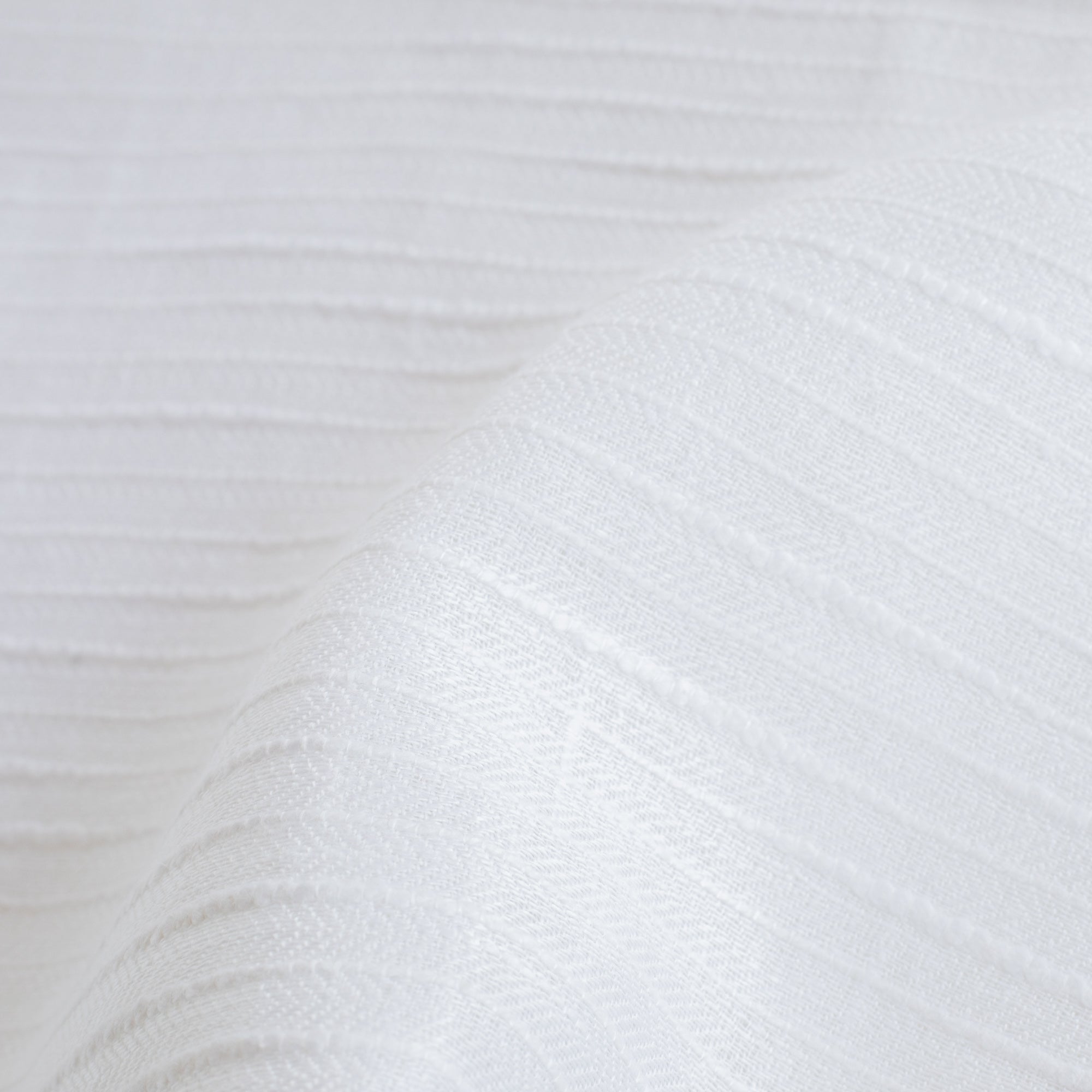 Sabine Embroidered Sheer Fabric - Cloud White - Premium Lightweight Curtain Material for Living Room, Bedroom & Wedding Decor