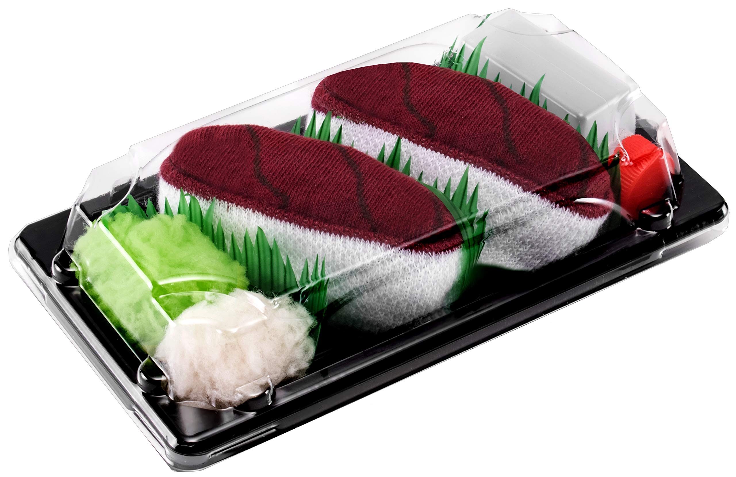 Rainbow Socks for Men & Women - Fun Sushi & Tuna Design Novelty Socks - 1 Pair - Perfect for Cosplay, Gift Giving, and Unique Fashion Statement