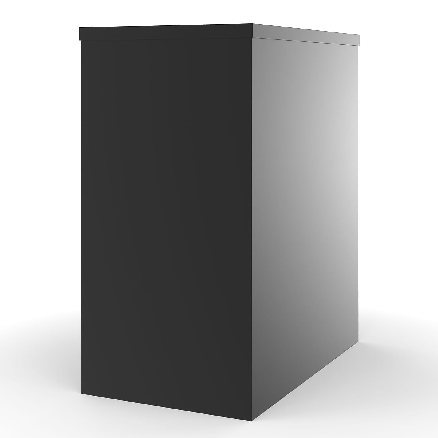 Staples 85988 2-Drawer Vertical Locking File Cabinet - Letter Size, Black, 25-Inch Depth (25157D) - Perfect for Office Organization & Document Storage