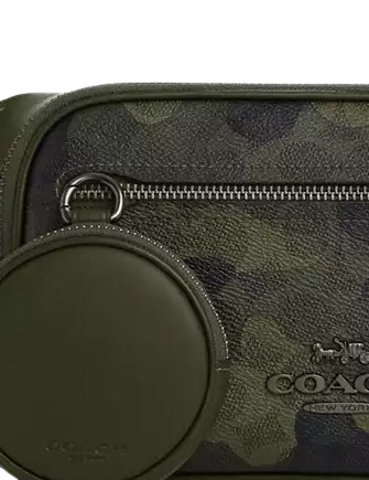 Coach Elias Belt Bag In Signature Camo Print - Stylish Crossbody Waist Pack for Women | Perfect for Travel, Shopping & Outdoor Activities