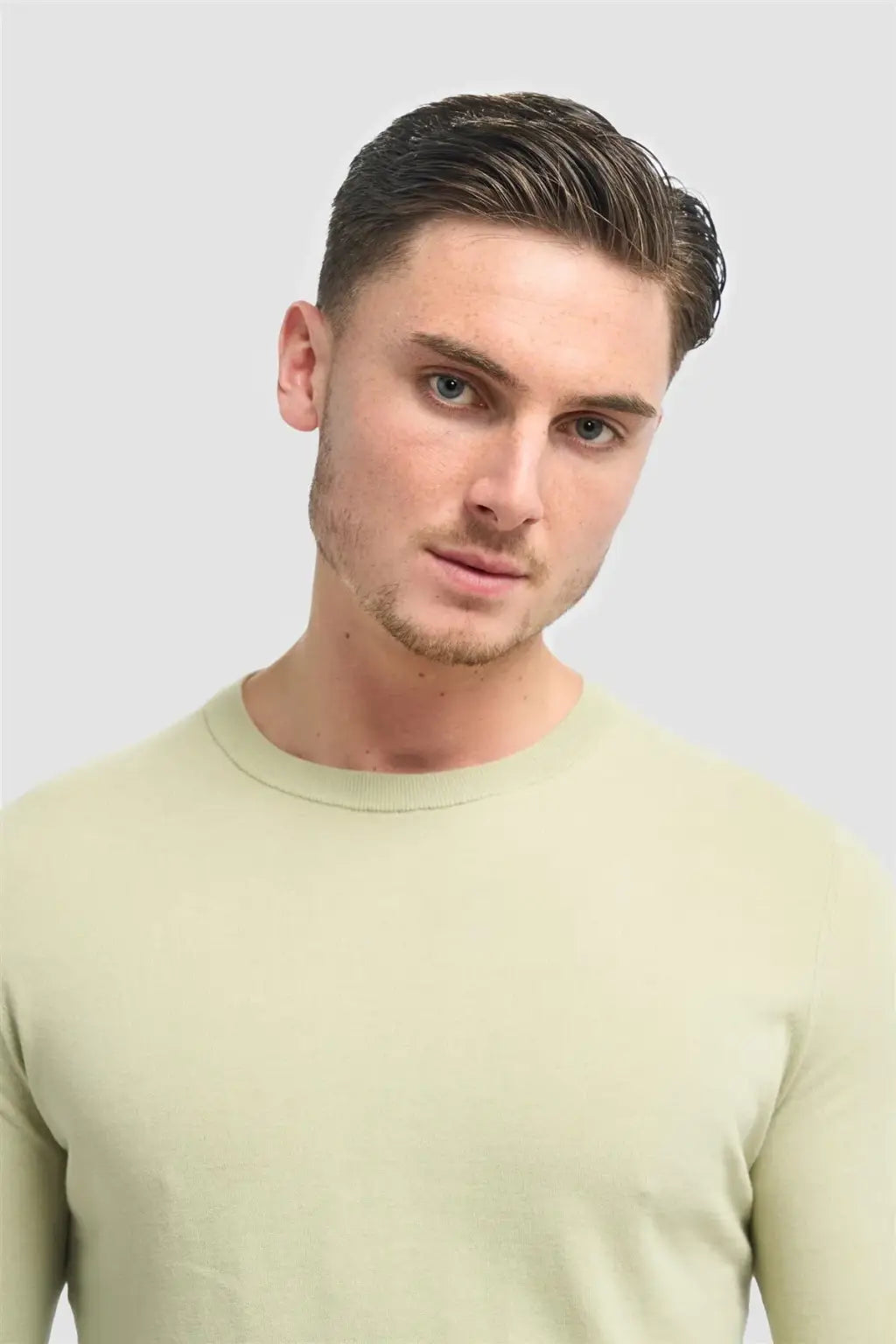 Cavani Men's Savio Lightweight Crew Neck Sweater | Soft Cotton Knit Pullover for Casual Wear & Layering | Perfect for Office, Travel & Everyday Comfort