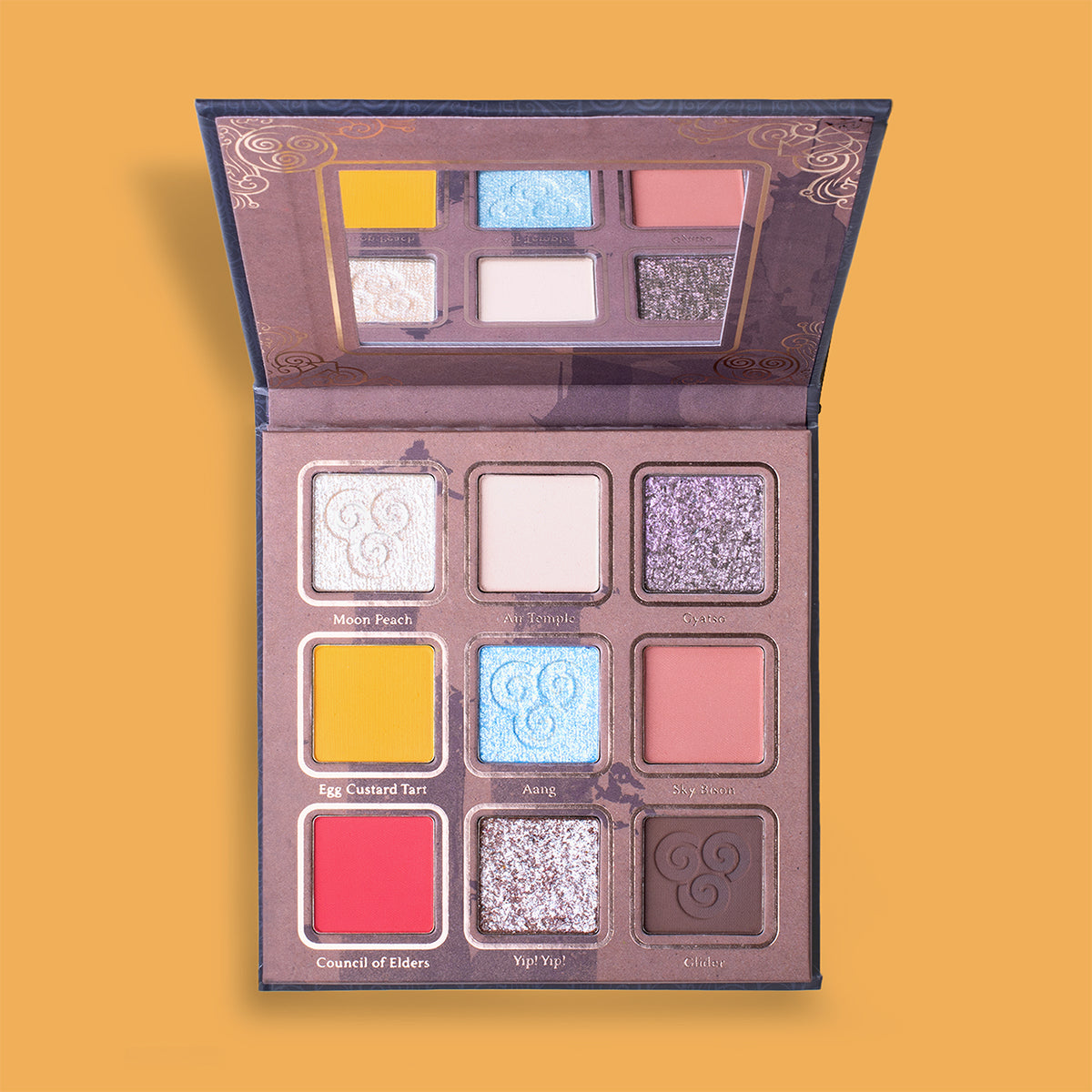 Avatar The Last Airbender Inspired Air Eyeshadow Palette - 12 Vibrant Colors for Everyday & Cosplay Makeup | Cruelty-Free & Vegan
