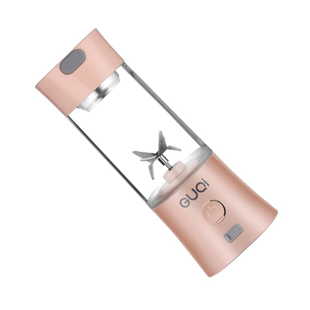 BESPORTBLE 380ml Portable USB Rechargeable Personal Blender - Electric Juicer Cup for Smoothies, Shakes & Fruit Mixing | Perfect for Home, Office, Travel, Gym & BBQ (Pink)