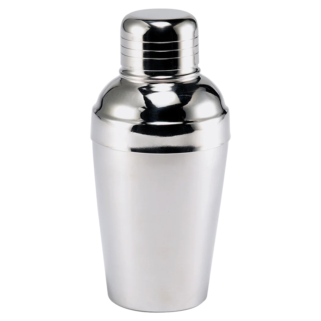 Premium 8 Oz Stainless Steel Cocktail Shaker Set - 3 Piece Bar Mixing Kit for Home Bartending & Professional Use - Perfect for Mojitos, Martinis & Cocktail Parties