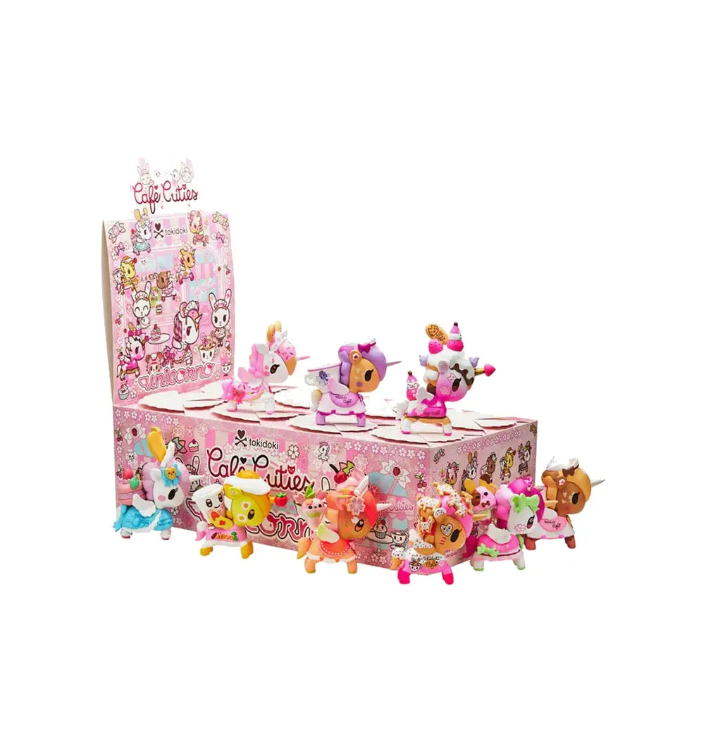 Cafe Cuties Unicorno Mystery Blind Box Collectible Figure - Cute Kawaii Unicorn Toy for Girls, Kids Gift & Surprise Party Favors (Perfect for Birthday, Christmas & Collectors)