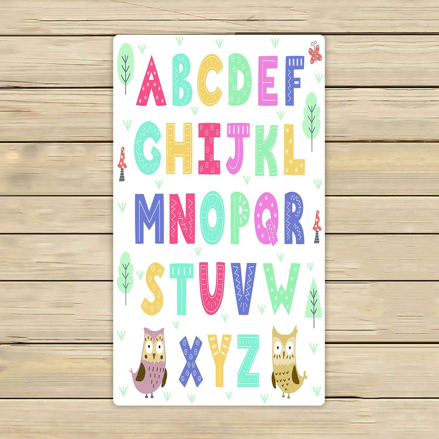 Funny Forest Alphabet Towels - 16x28 Inch Soft Bath & Beach Towels for Pool, Travel, Spa, and Sports - Perfect for Kids, Gifts, and Outdoor Adventures