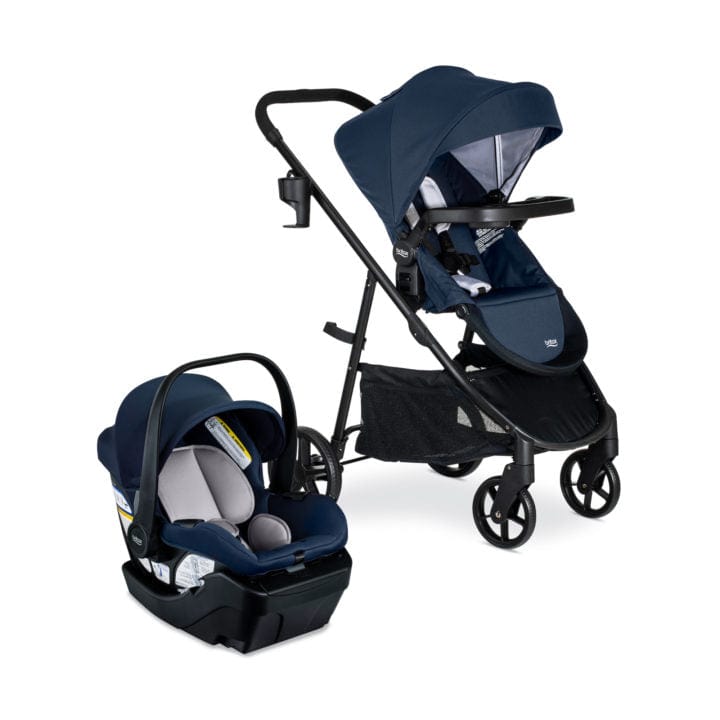 Britax Willow Brook Travel System - Lightweight Stroller & Infant Car Seat Combo for Safe & Convenient Travel | Perfect for Newborns, Toddlers & On-the-Go Families