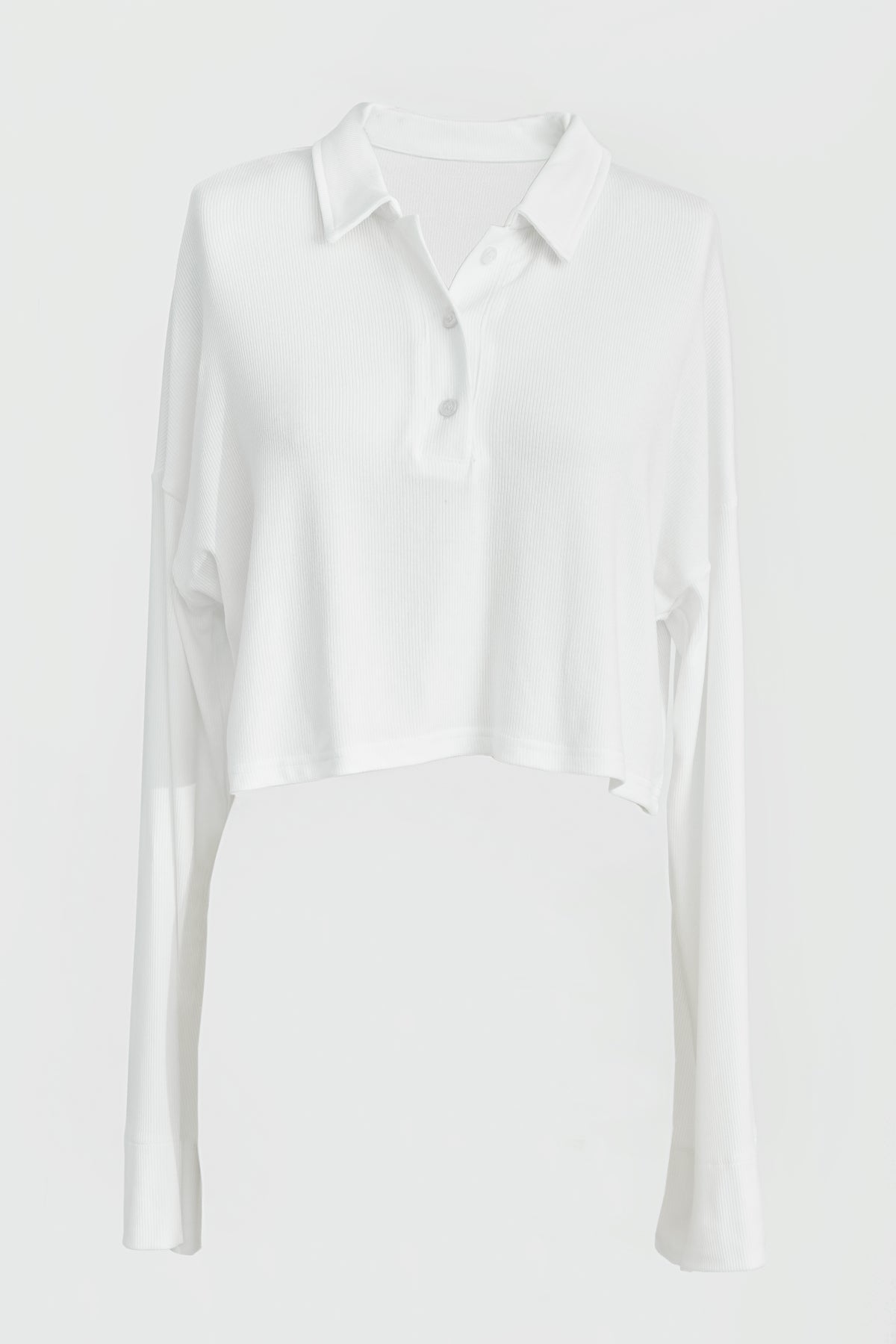 Rory Oversized Crop Top in Dove - Trendy Women's Fashion for Casual Outings & Street Style