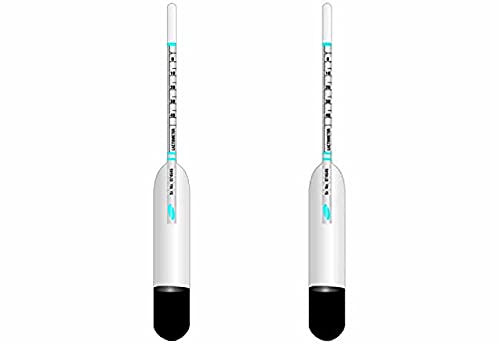 Premium Lactometer for Accurate Milk Testing - Hydrometer for Dairy Quality Control (Pack of 2) - Ideal for Farmers, Dairy Producers & Home Cheese Makers