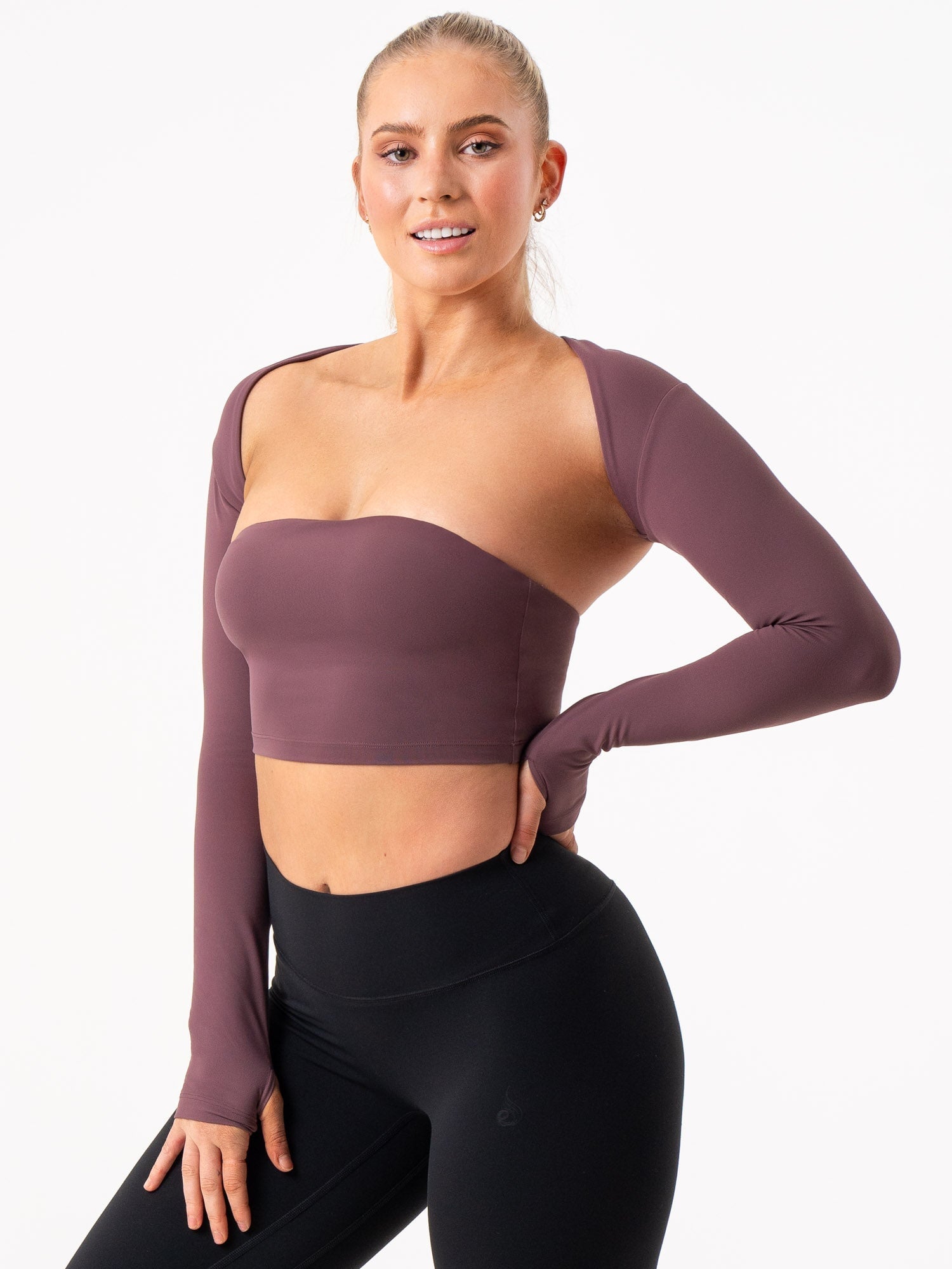 NKD Bolero Plum - Stylish Women's Cardigan Sweater for Fall & Winter | Cozy Knit Wrap for Office, Casual Outfits & Layering