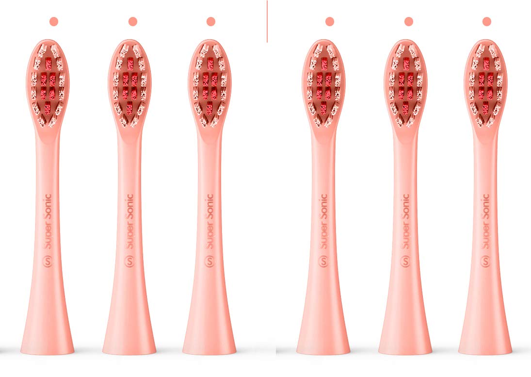 Replacement Toothbrush Heads for Wagner & Stern and Wagner Switzerland Electric Toothbrushes - Soft Bristles, Pink - Perfect for Daily Oral Care and Travel