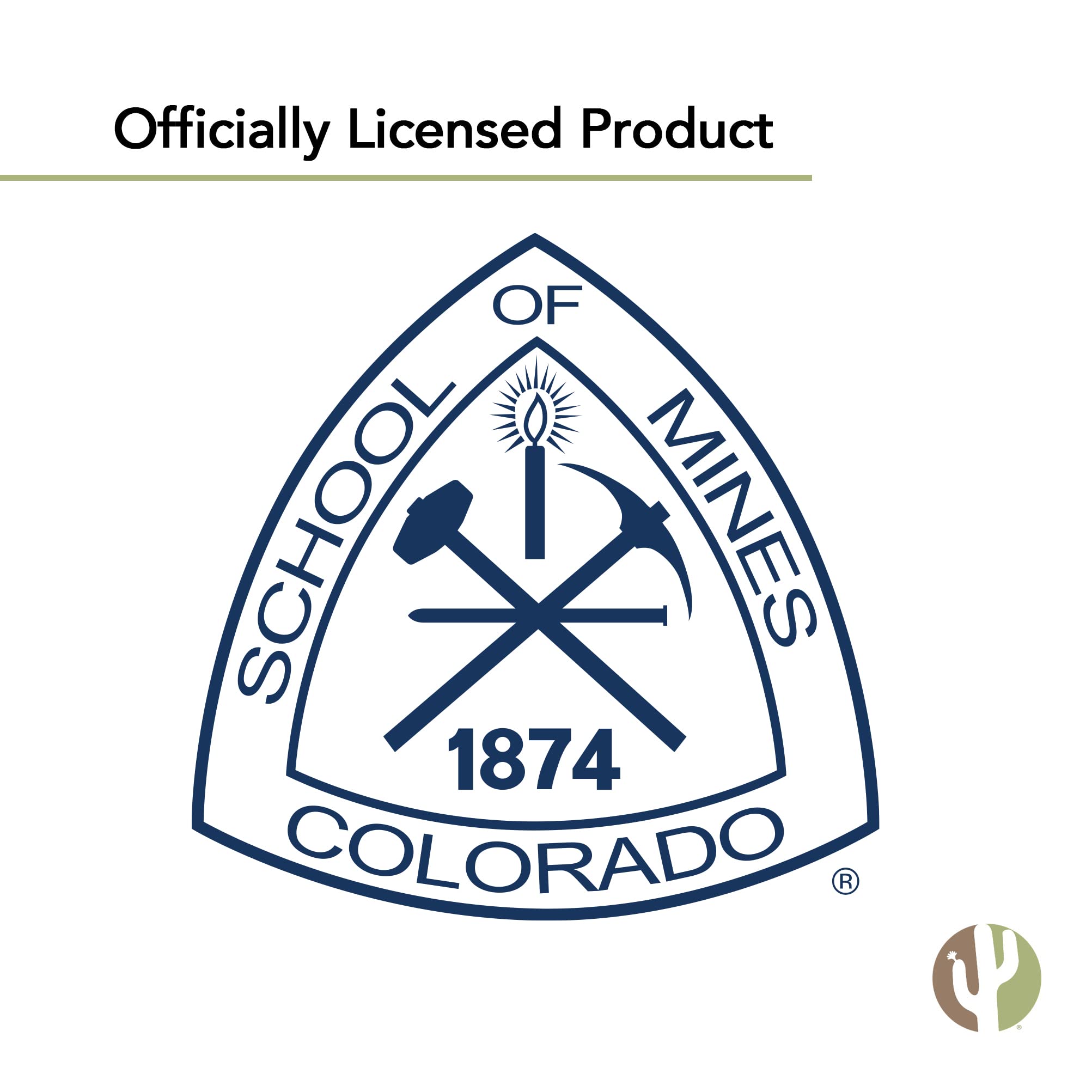 Colorado School of Mines Orediggers Vinyl Decal Sticker Set - 4 Inch Waterproof Laptop, Water Bottle, Car & Scrapbook Decals - Perfect for School Spirit, College Pride & Fan Accessories (Set of 4)
