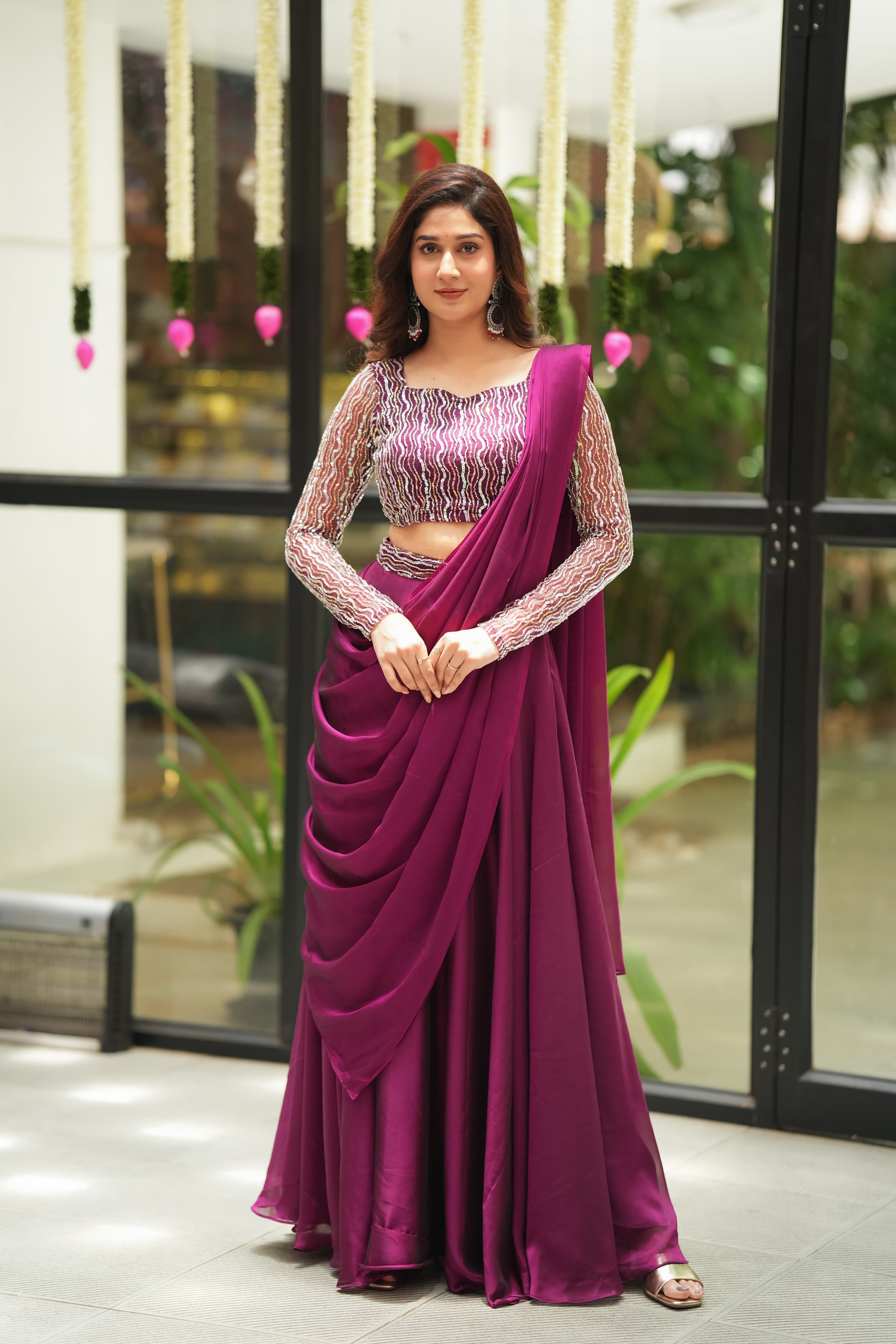 Exquisite Ruby Designer Lehenga Choli for Women | Traditional Indian Bridal Dress for Weddings & Festivals | Perfect for Sangeet, Mehendi & Reception Ceremonies