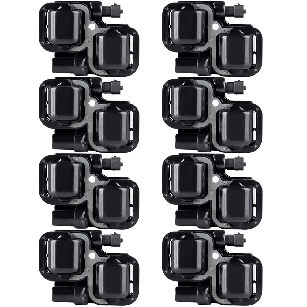 AUTOMUTO 8-Piece Ignition Coil Pack Set - Compatible with 2009-2010 B200 2.0L Engine - Direct Replacement for OEM Part UF359 - Perfect for Engine Tune-Ups & Performance Upgrades
