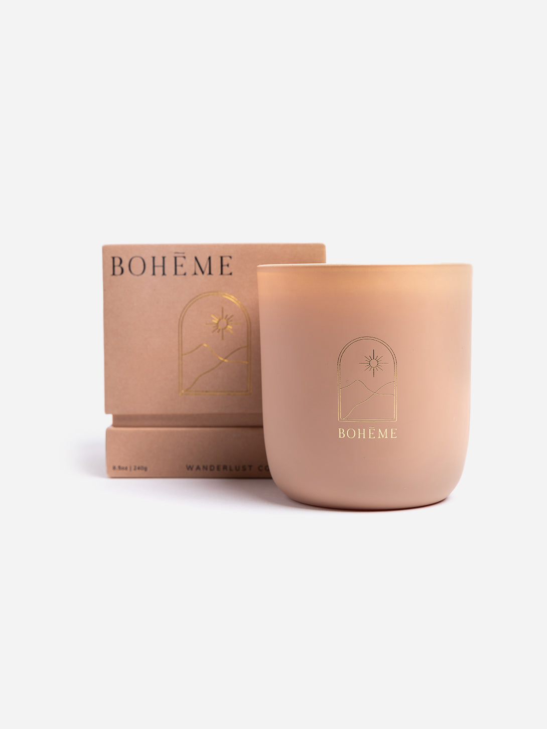 Boheme Wanderlust Scented Candle - Natural Soy Wax Aromatherapy Candle for Home, Yoga & Meditation - Perfect Gift for Relaxation & Stress Relief