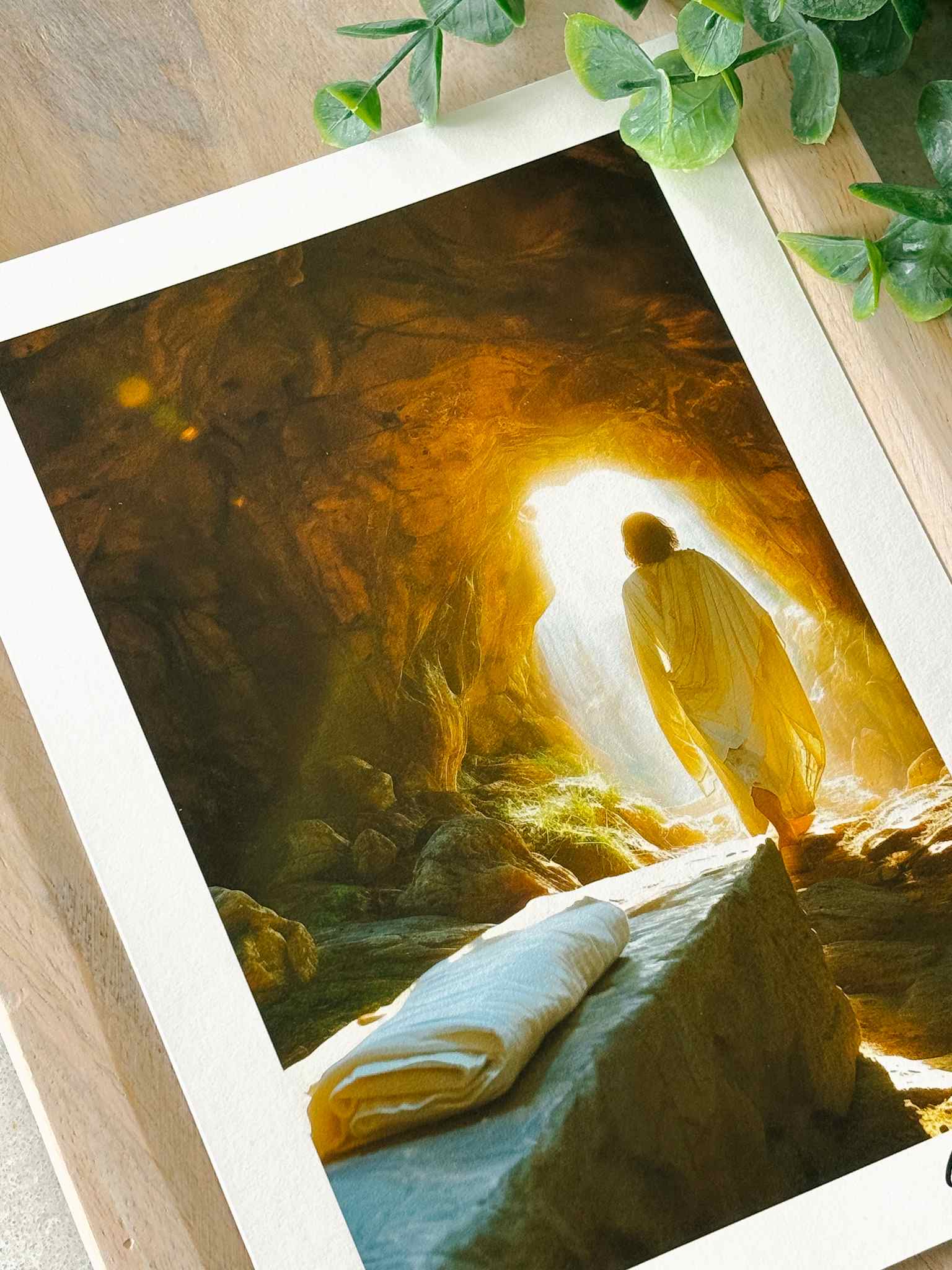 Victory in Jesus Print - Inspirational Christian Wall Art for Home, Church & Office Decor - Perfect for Gifts & Faith-Based Interiors
