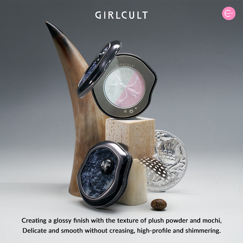 Girlcult Miao Witchcraft Series Highlighter Blush - Buildable Pigmented Face Makeup for Cheeks & Nose - Perfect for Halloween, Cosplay & Gothic Looks