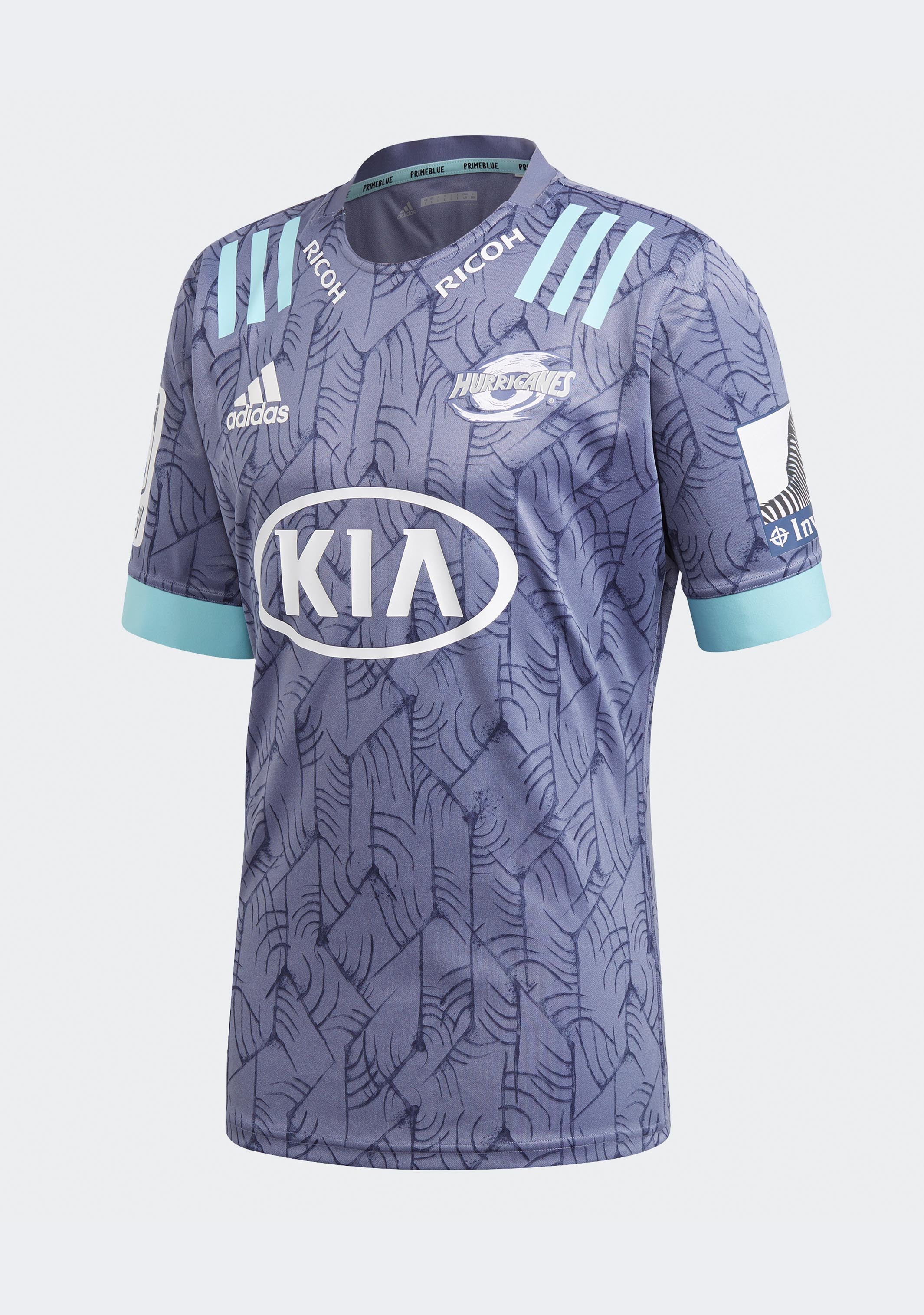 Adidas Men's Hurricanes Super Rugby Primeblue Away Jersey - Breathable Performance Jersey for Rugby Fans & Athletes - Perfect for Matches, Training & Sports Events