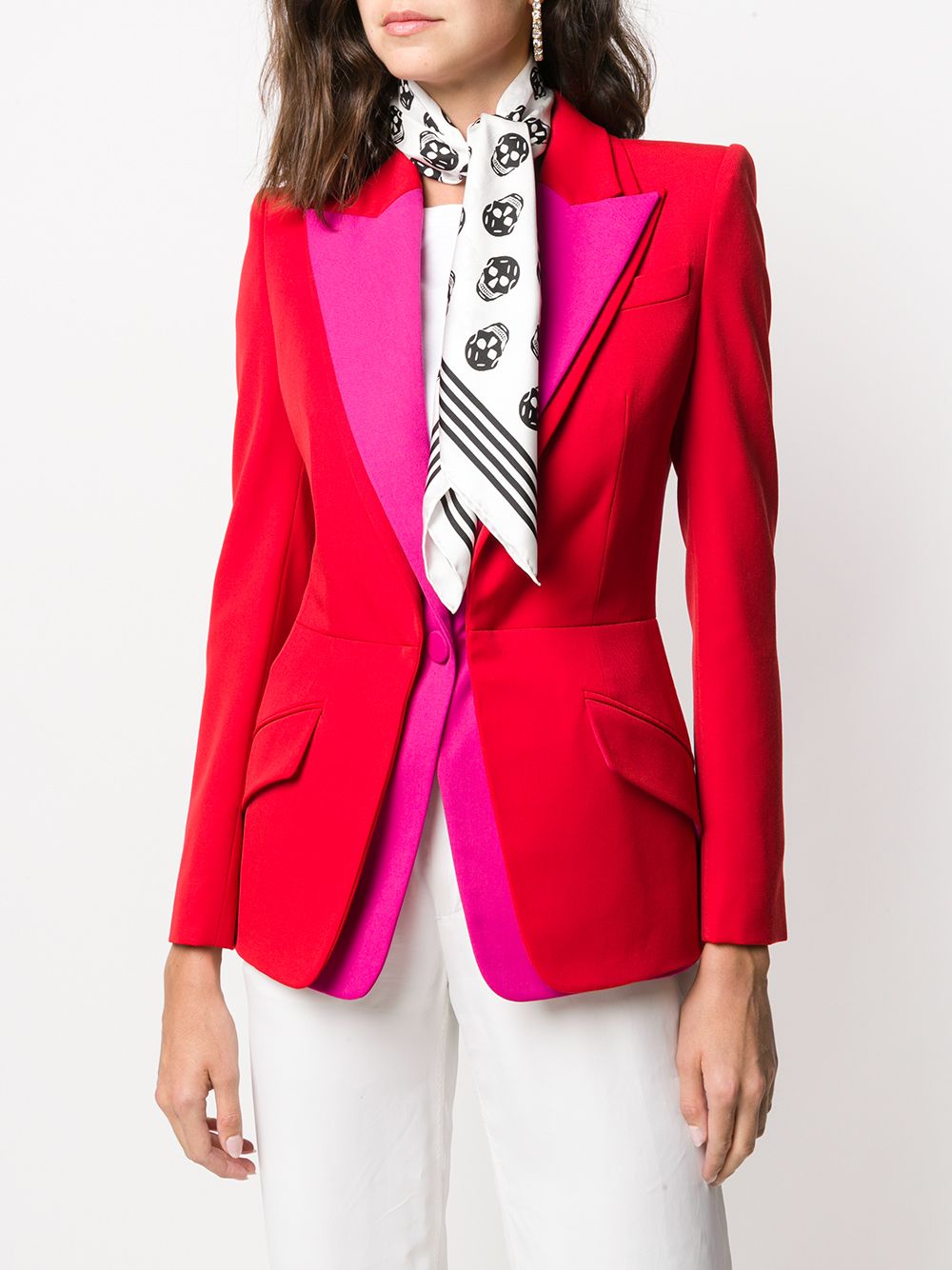 Alexander McQueen White Scarves - Luxury Fashion Accessories for Women, Perfect for Gifts, Parties & Everyday Elegance