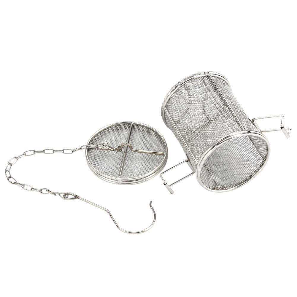 Premium Stainless Steel Tea Strainer & Spice Filter - Fine Mesh Kitchen Tool for Loose Tea, Herbs, Soup Seasonings | Ideal for Home Brewing, Cooking & Baking