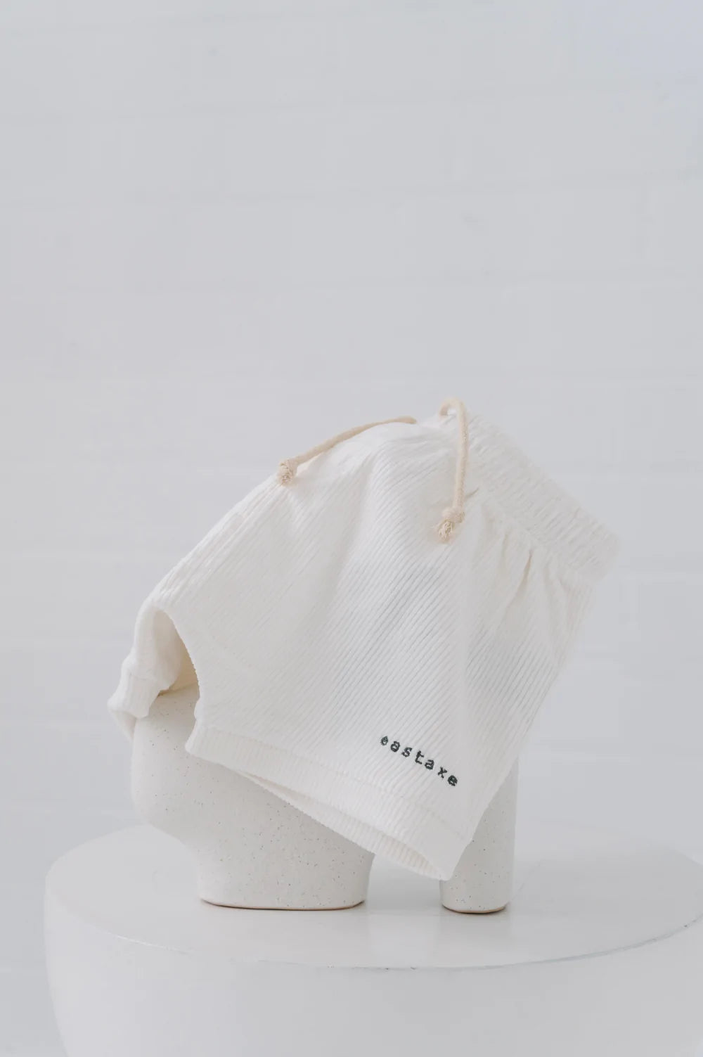 Stylish Corduroy Shorts for Women - Off White Comfortable Casual Wear | Perfect for Summer Outfits & Lounge