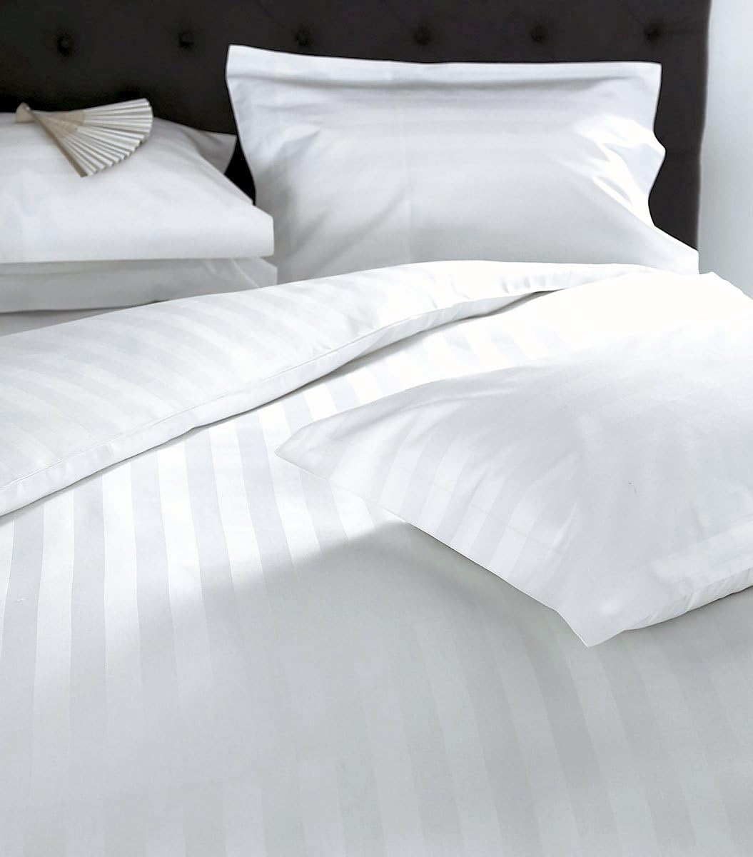 Premium 100% Egyptian Cotton Queen Size Sheets – 1000 Thread Count 4-Piece Luxury Bedding Set with Deep Pockets (Fits Up to 17