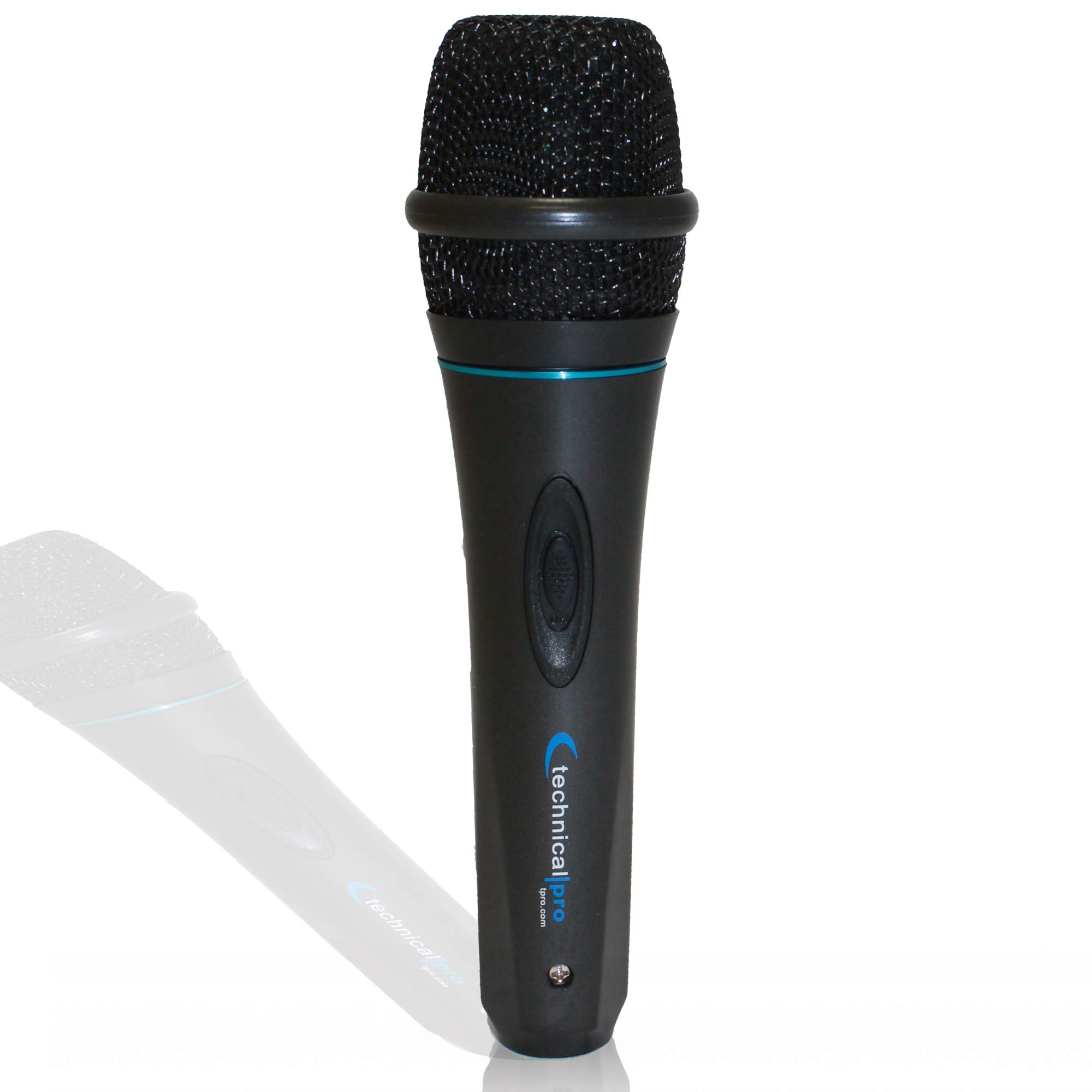 Technical Pro 8 Inch 1000W Portable Bluetooth Speaker with Woofer & Tweeter - Wireless Party Speaker with Built-in Karaoke Mic & XLR to 1/4