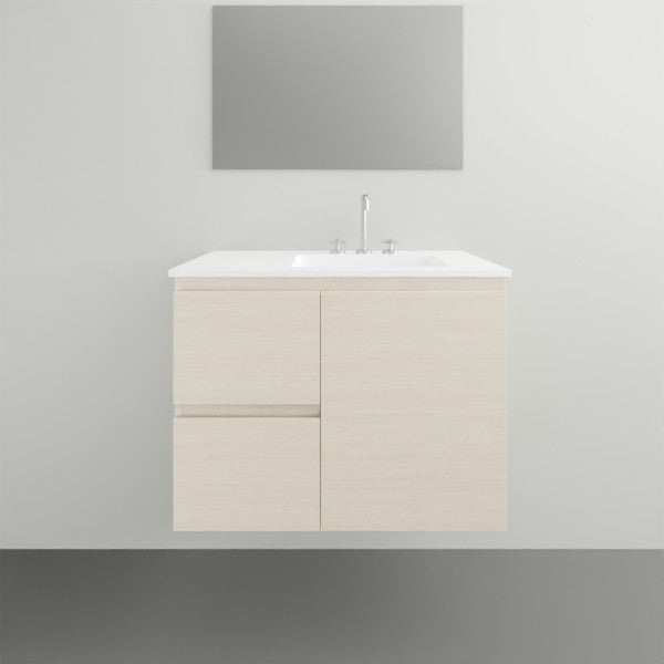 ADP Glacier Lite 30-Inch Bathroom Vanity Set with Ceramic Top - Double Sink Vanity for Bathroom Remodel, Modern White Vanity with Soft-Close Drawers (Perfect for Master Bath, Guest Bath & Small Bathrooms)