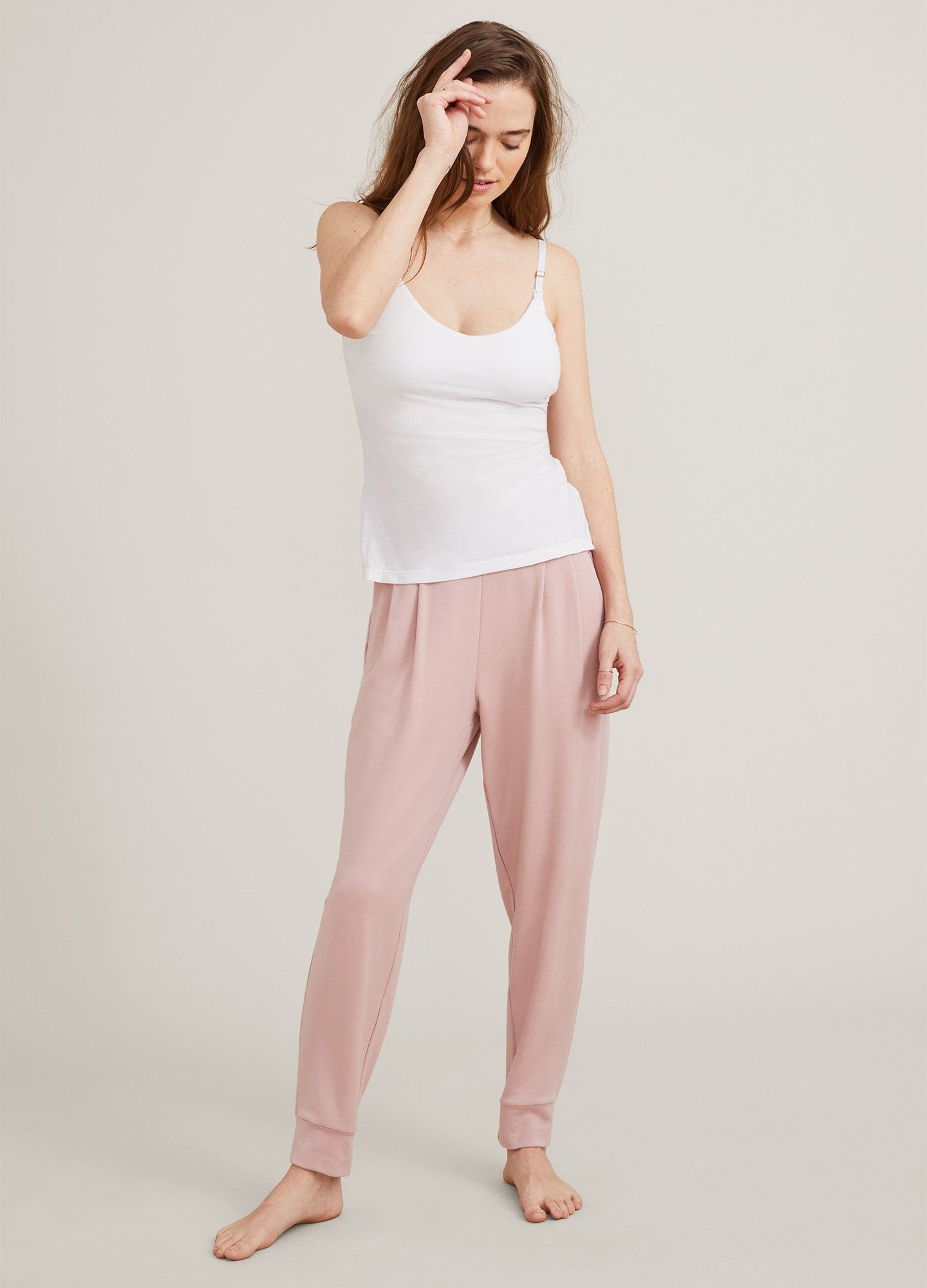 24/7 Nursing Tank Top for Women - Comfortable & Breathable Maternity Wear - Perfect for Breastfeeding, Lounging & Everyday Use