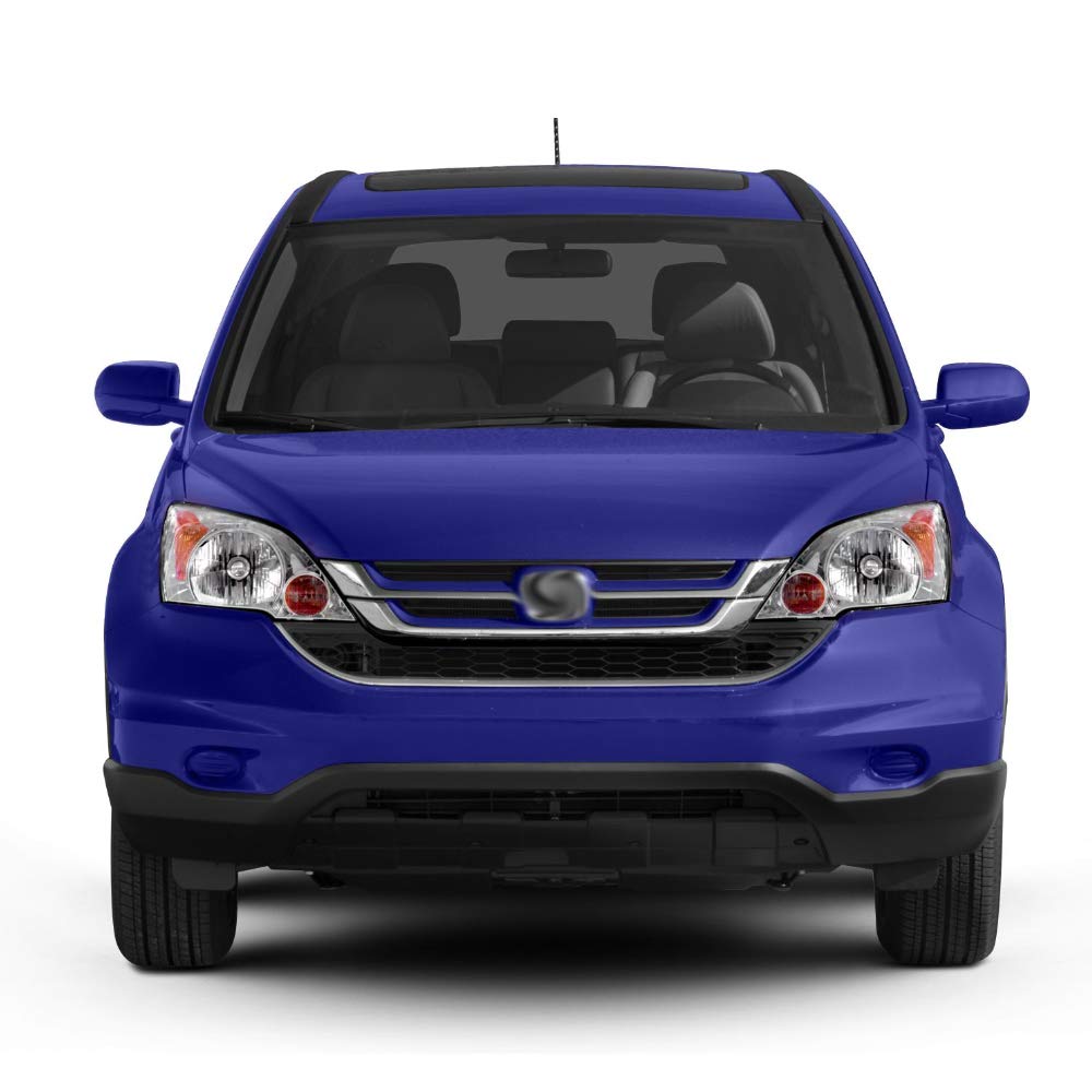 Chrome Mesh Front Upper & Lower Bumper Hood Grille for 2010-2011 Honda CR-V - 2 Piece Set | Perfect for Car Customization & Off-Road Style Upgrades