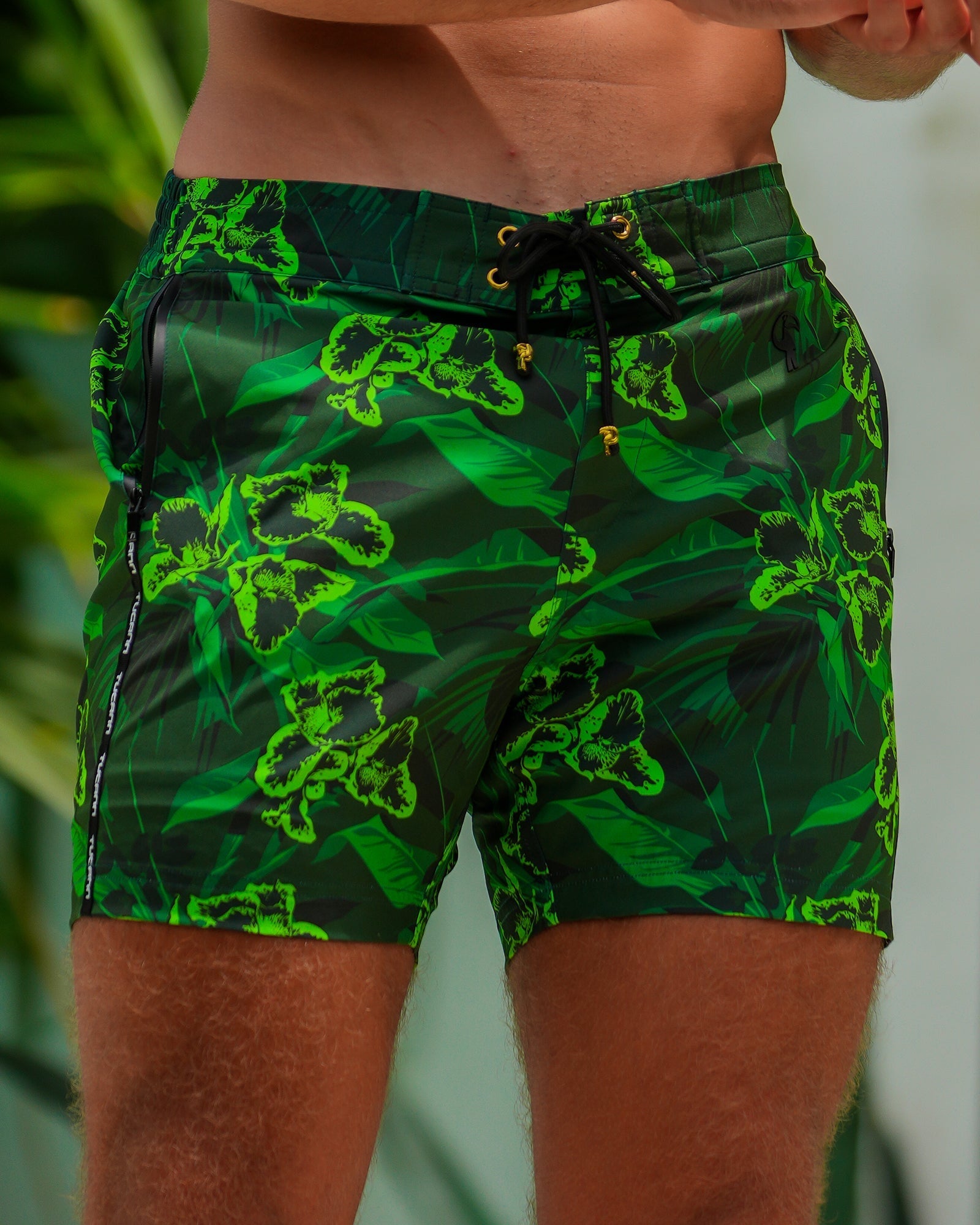 Neon Orchid Jungle Print - Vibrant Tropical Floral Design for Home Decor, Fashion & Party Themes | Perfect for Wall Art, Clothing & Event Backdrops