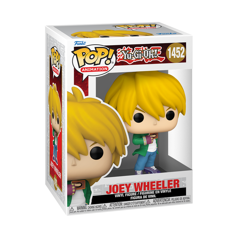 Joey Wheeler Funko Pop Yu-Gi-Oh! #1452 Collectible Vinyl Figure with Protector Case - Perfect for Anime Fans, Gaming Room Decor & Yu-Gi-Oh! Merchandise Collection