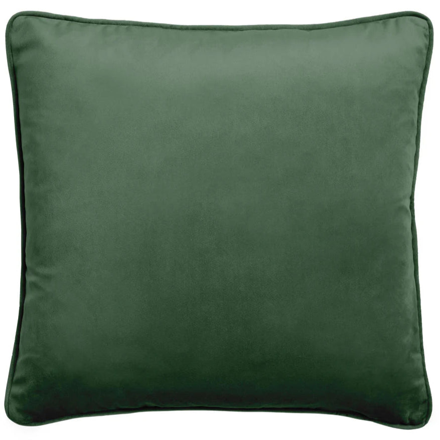 Laurence Llewelyn Bowen Montrose Cushion in Bottle Green - Luxury Home Decor Throw Pillow for Sofa, Bed & Living Room