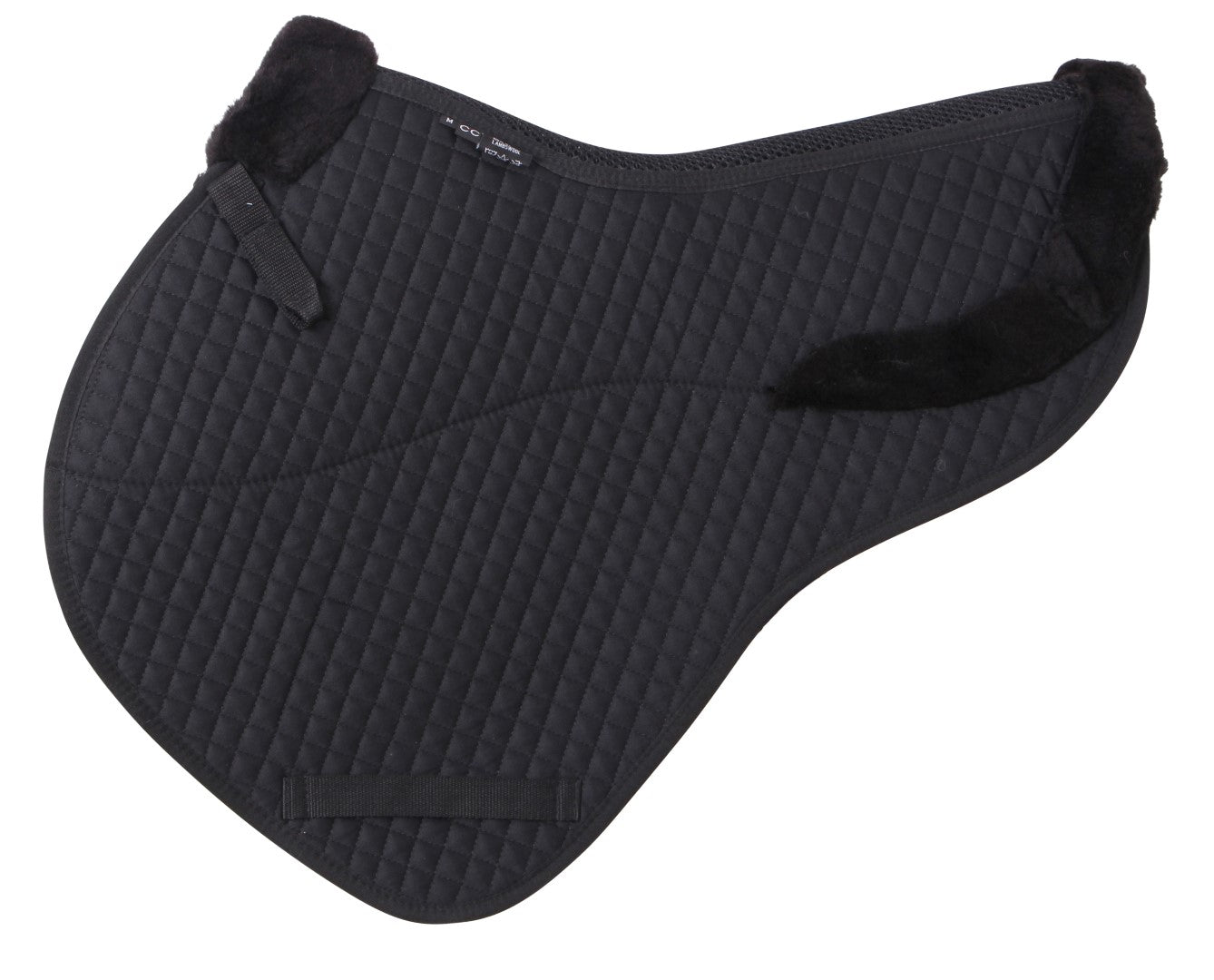 Premium Cavallino CC Jump Shaped Lambswool Saddle Pad - Breathable Equestrian Saddlecloth for Show Jumping & Dressage Competitions