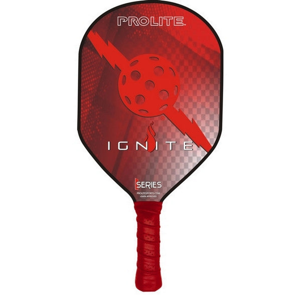 PROLITE Ignite Hybrid I SERIES Pickleball Paddle - Lightweight Carbon Fiber Paddle for Competitive Play & Recreational Games - Perfect for Indoor & Outdoor Court Matches