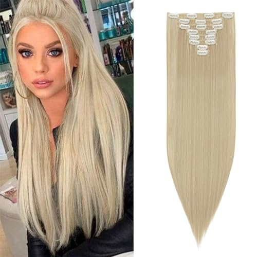Ash Blonde mix Bleach Blonde