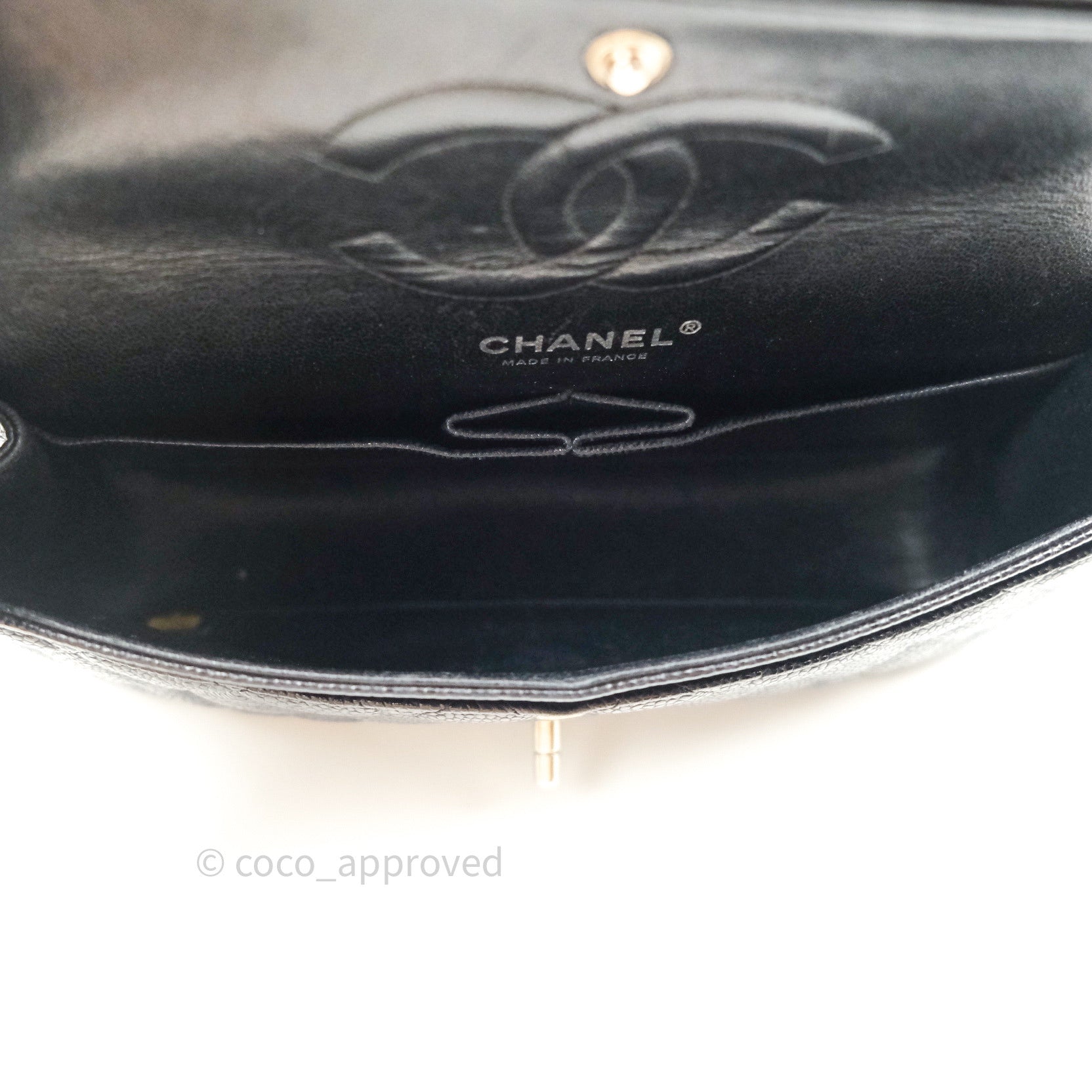 Chanel Classic Medium Double Flap Bag Black Caviar Leather with Silver Hardware - Luxury Shoulder Bag for Women, Perfect for Work, Evening Events & Special Occasions