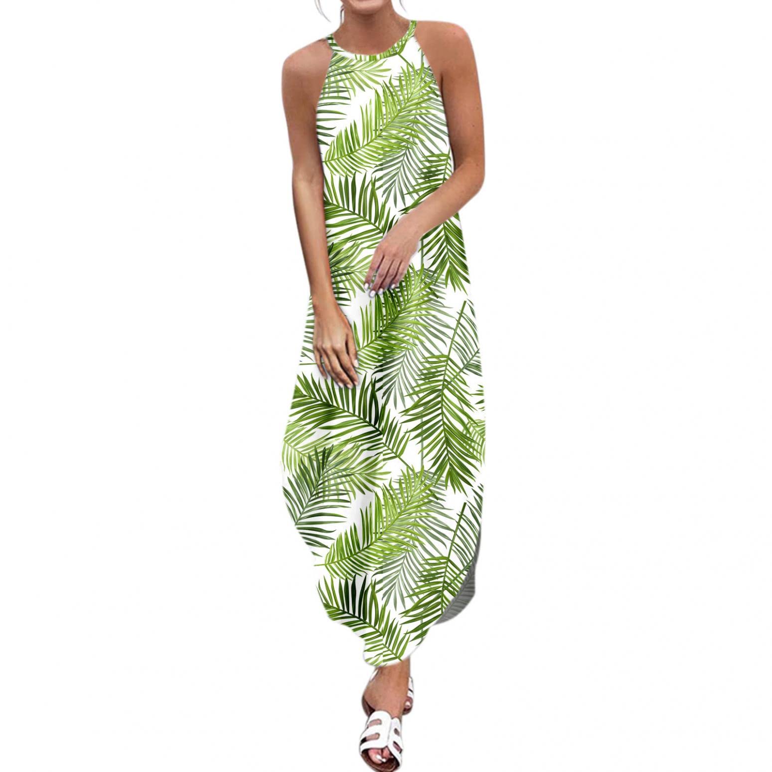 Sexy Women's Cocktail Party Evening Long Dress - Summer Beach Sundress for Women - Perfect for Night Out, Beach Vacation & Special Occasions
