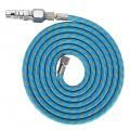 **6FT Braided Air Hose Kit - 1.8M Heavy Duty Airbrush & Air Compressor Hose with Adapters for Spray Guns, Nail Art, Automotive Painting & DIY Projects**