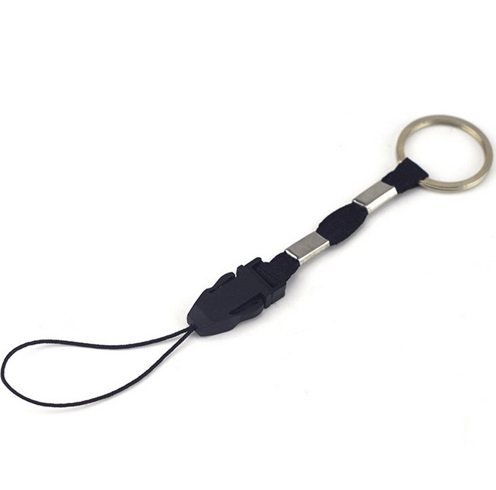 10 Pcs Nylon Finger Lanyards with Ring for USB Keys & Phones - Office & Travel Use